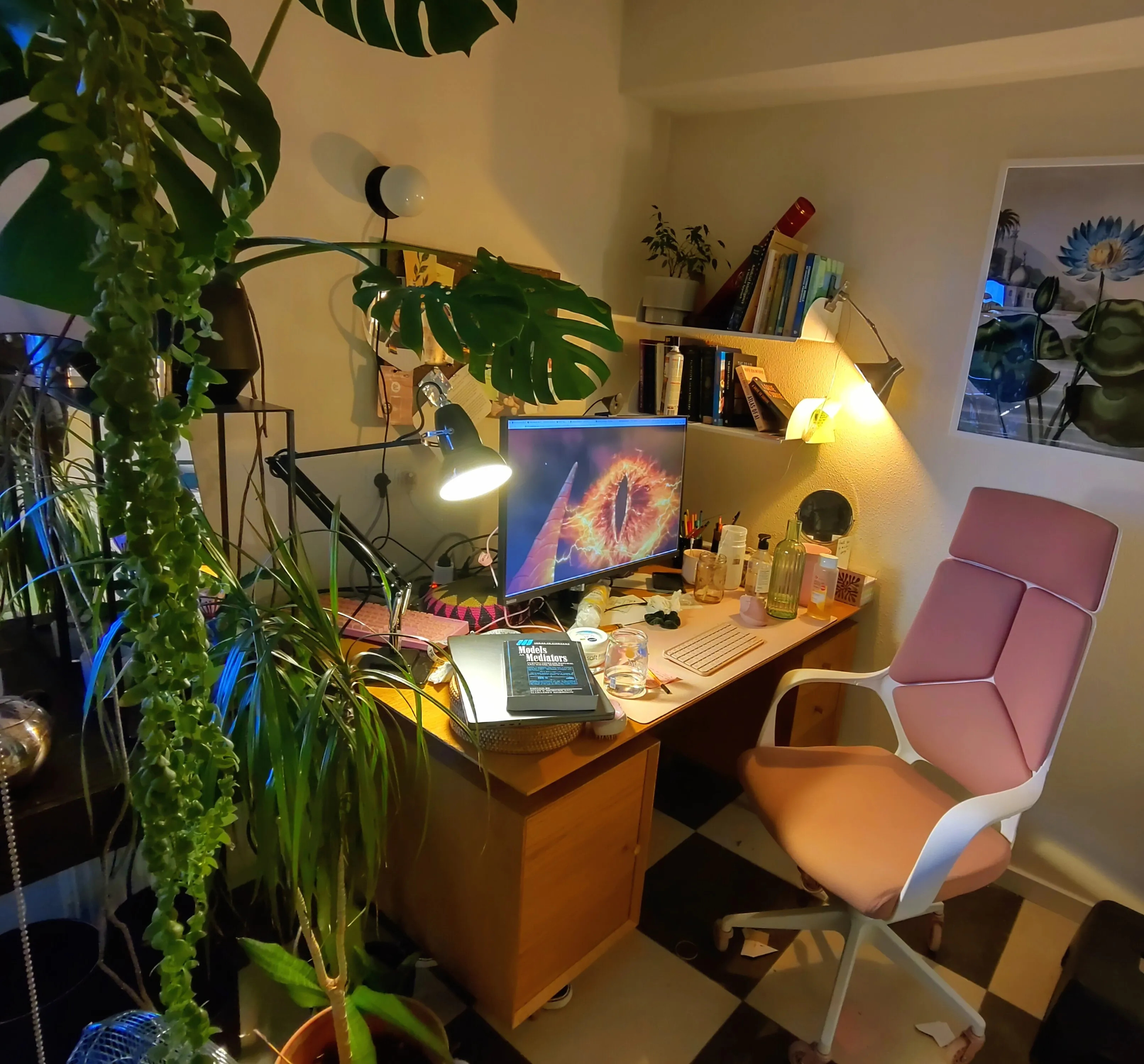 My home office in all its glory on a pretty normal day in terms of mess.
